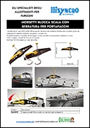 Morsetti blocca scala con serratura per portapacchi